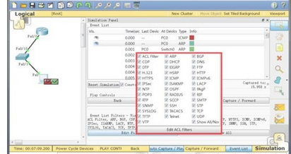 cisco packet tracer开启模拟模式的操作流程