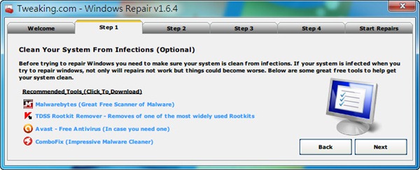 windows repair的详细使用操作讲解