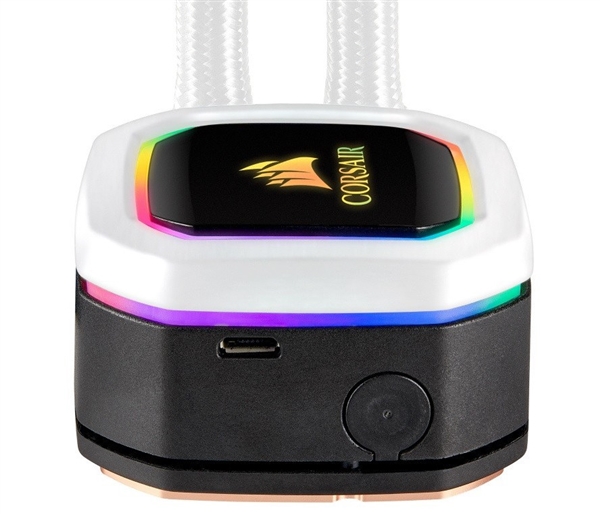 海盗船带来白色款H100i Platinum SE水冷散热器