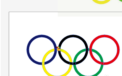 ai打造奥运五环图案的详细步骤