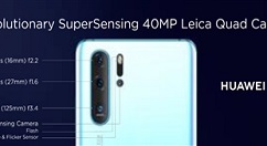 华为P30 Pro相机规格公开：潜望式10倍无损变焦