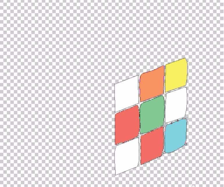 ps制作立体魔方模型的操作流程