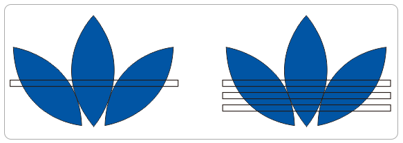 cdr打造阿迪logo标志的图文操作