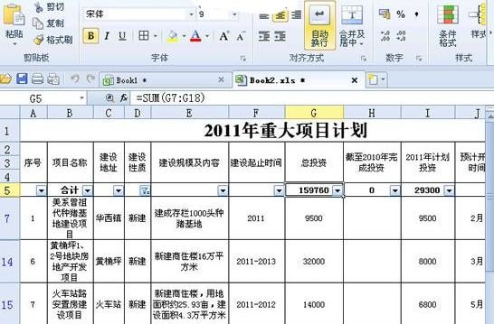 WPS表格实现分类快速求和的具体操作