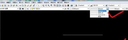 cad2010制作虚线的简单操作