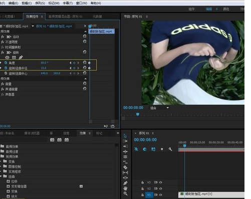 Premiere打造扭曲视频效果的操作流程