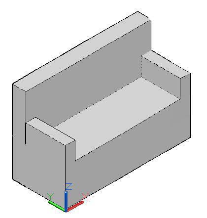 cad制作单人或多人沙发的图文操作