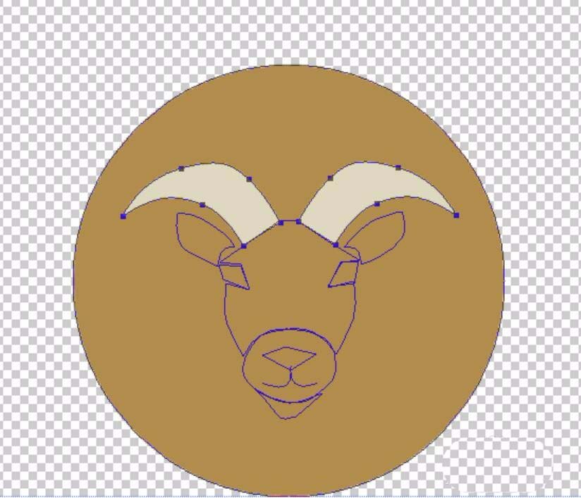 ps制作金牛星座图标的详细操作