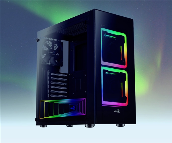 Aerocool带来新款PC机箱：主打RGB光污染