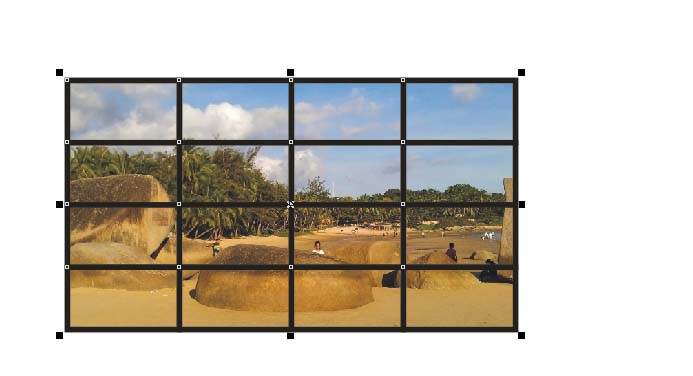 cdr制作网状图片的图文操作