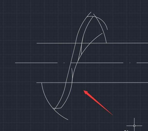 cad制作挤出机螺杆平面图的图文操作