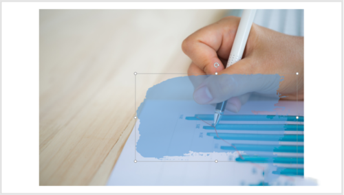 PPT制作笔刷填充图片效果的图文操作