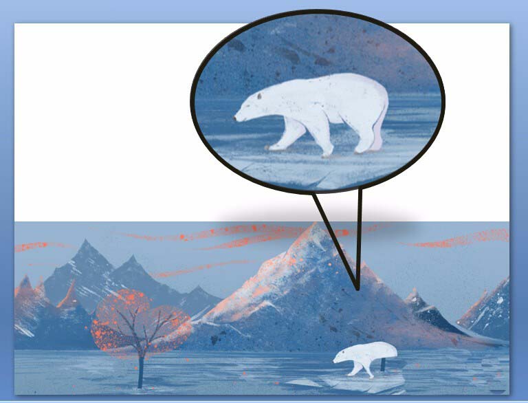 PPT制作放大镜效果的图文操作