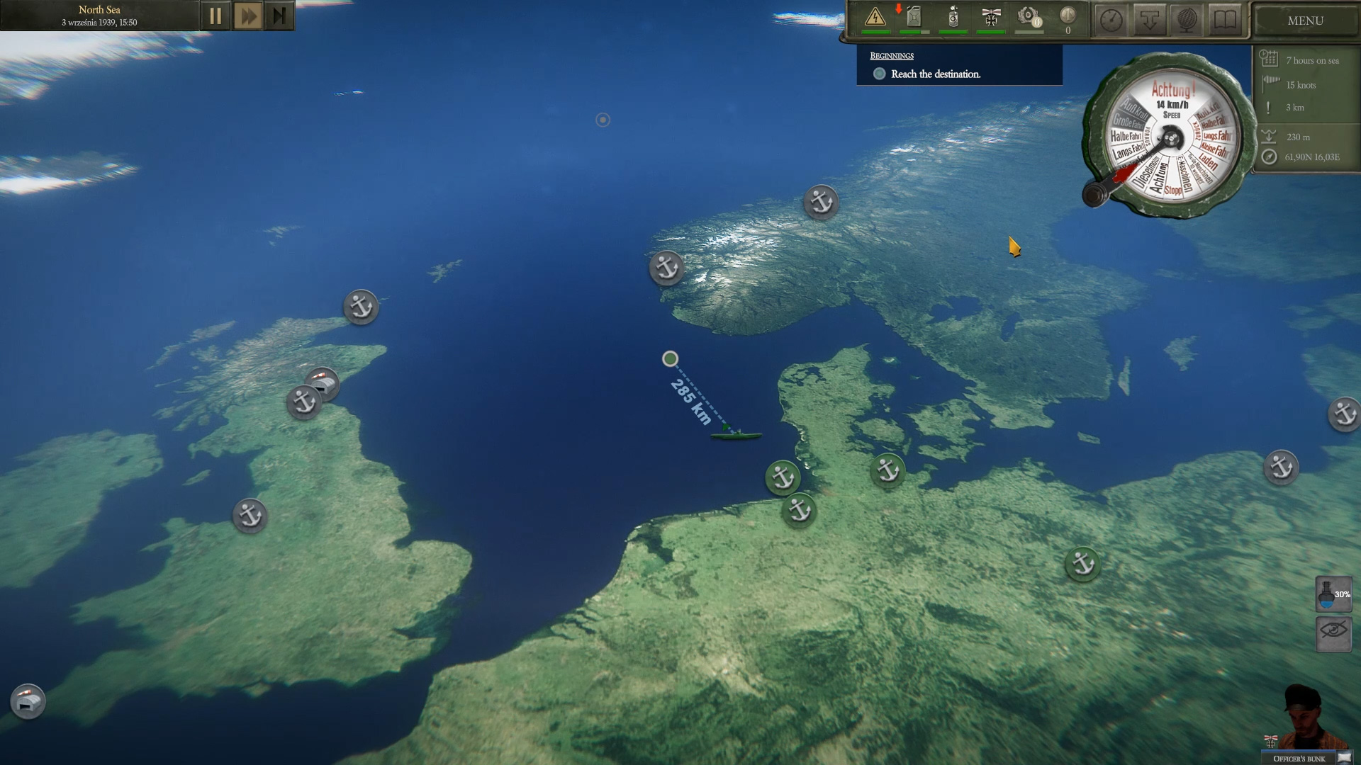 潜艇模拟游戏《Uboat》正式公布！