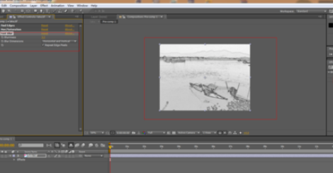 Ae打造水墨画效果的图文操作