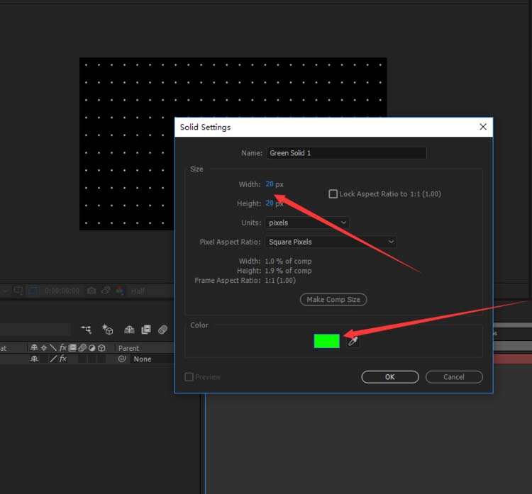 AE做出背景矩阵方格抖动效果的详细操作