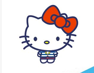 cdr制作hello kitty猫的图文操作过程