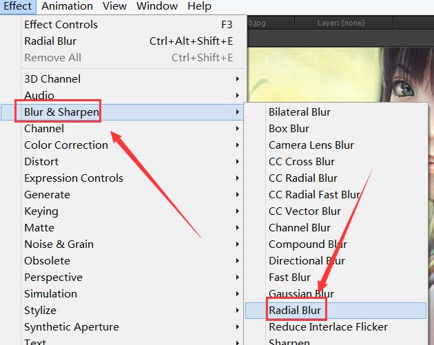 ae给图片制作动感效果的详细操作
