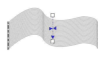 cdr做出三维效果线条的操作过程