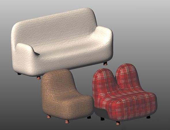 cad制作单人或多人沙发的图文操作