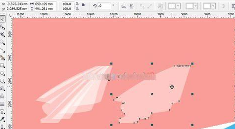 cdr制作婚纱白色头纱的操作流程