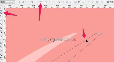 cdr制作婚纱白色头纱的操作流程