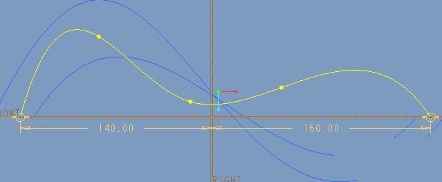 ProE创建双向边界混合曲面的具体操作