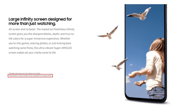 三星Galaxy A90露面：搭载Notchless Infinity屏幕