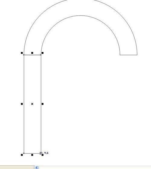 cdr制作U形磁铁的图文操作