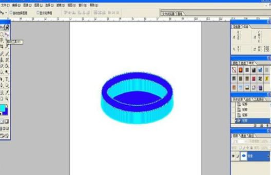 photoshop制作立体烟缸的图文操作