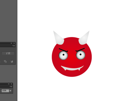 ai制作恶魔头像的图文操作