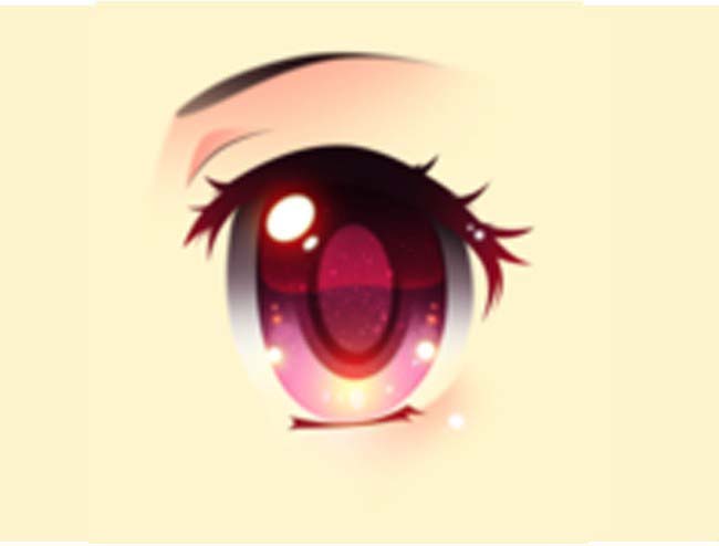 ps制作动漫人物眼睛的图文操作