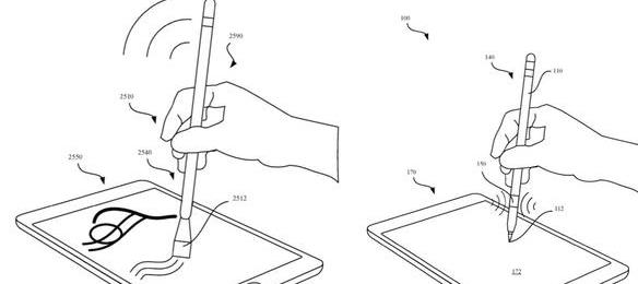 苹果新专利：Apple Pencil触控笔令人期待！