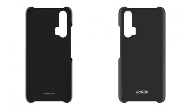 荣耀20系列旗舰保护壳被曝：后置三摄纵向排布