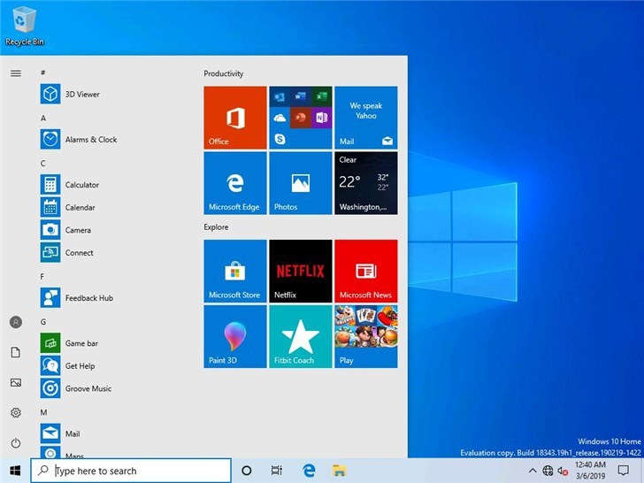 微软Win 10 19H1慢速预览版18356.21来了！