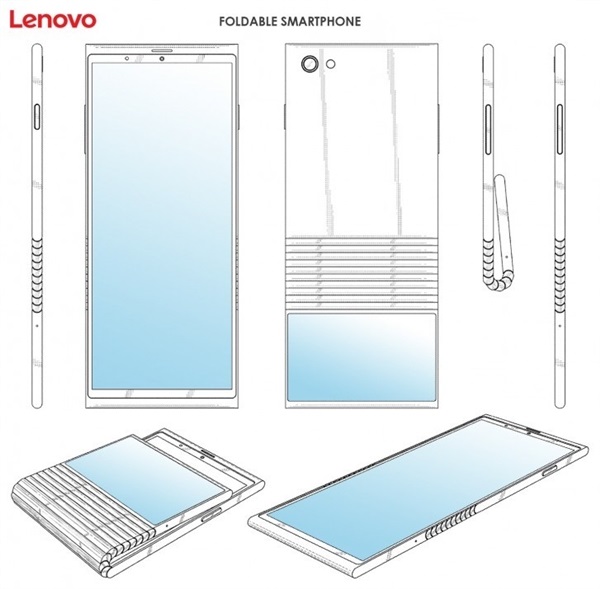 联想折叠屏手机专利公开：上下折叠屏