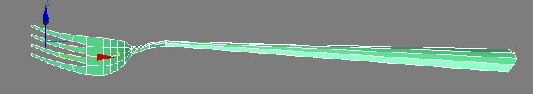 3DMAX制作叉子建模的详细操作过程