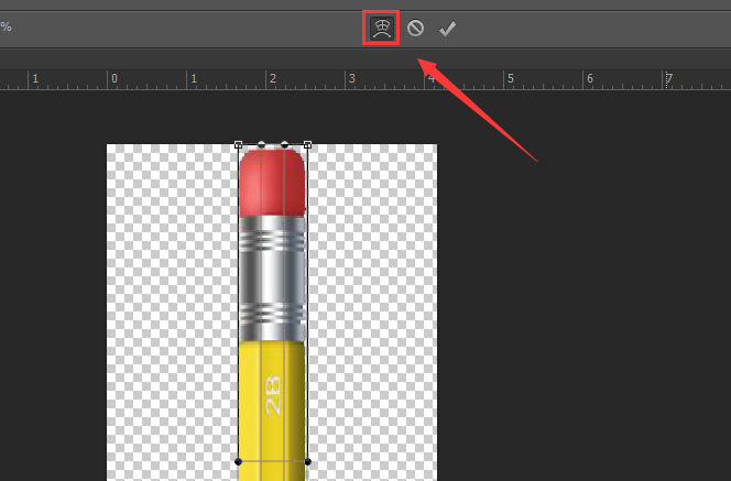ps制作铅笔样式创意问号的图文操作