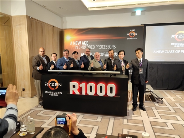 AMD发布全新一代锐龙Ryzen R1000嵌入式处理器