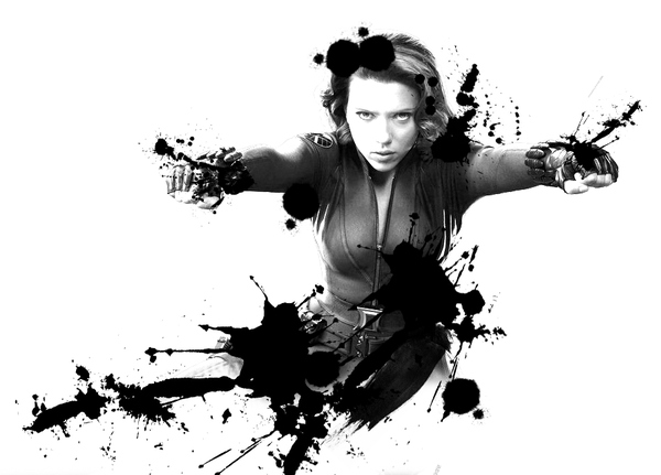 PS合成超酷泼墨效果海报的详细操作