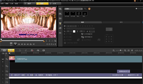 会声会影添加歌词的基础操作过程