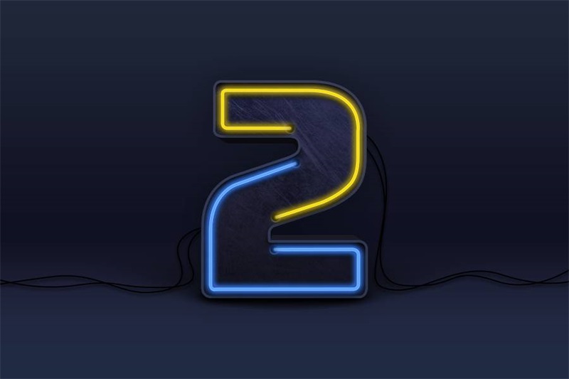 PS打造发光霓虹灯文字开灯特效的操作步骤讲解