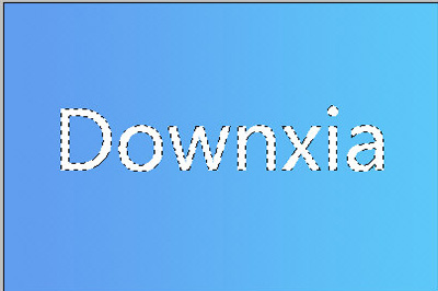 Photoshop7.0进行扣英文字母的图文操作