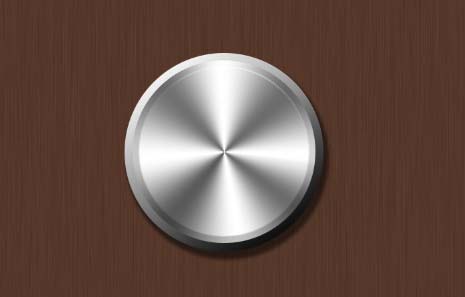 PS打造不锈钢按钮的操作流程