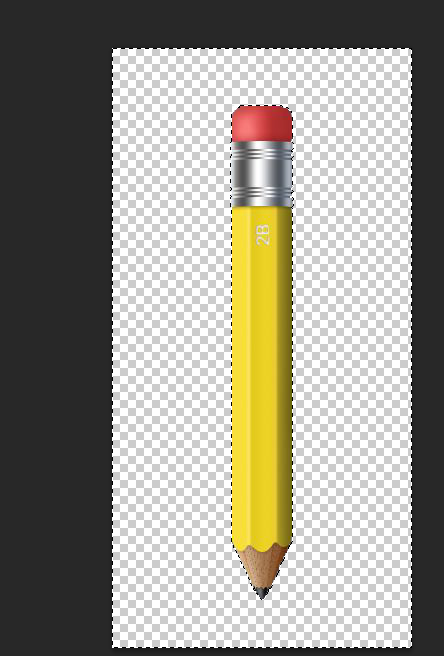 ps制作铅笔样式创意问号的图文操作