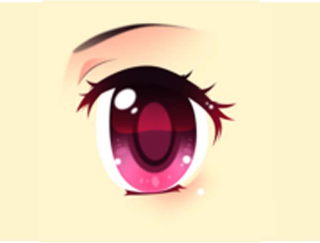 ps制作动漫人物眼睛的图文操作