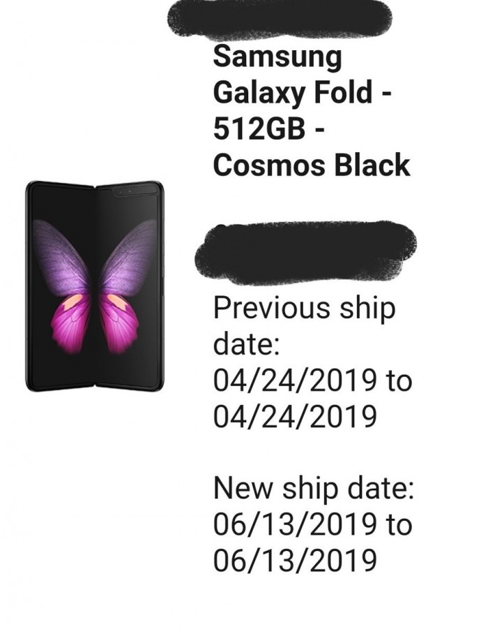 传新设备Galaxy Fold会于6月13日上线发售
