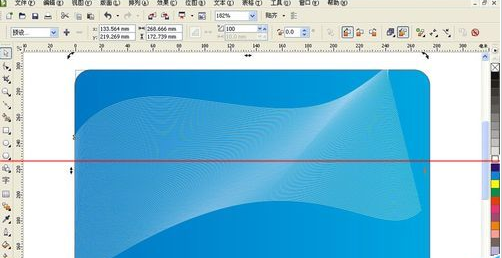 cdr打造科技型网状线条的操作流程
