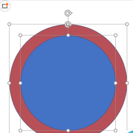 PPT绘制叠加半环图形的操作流程