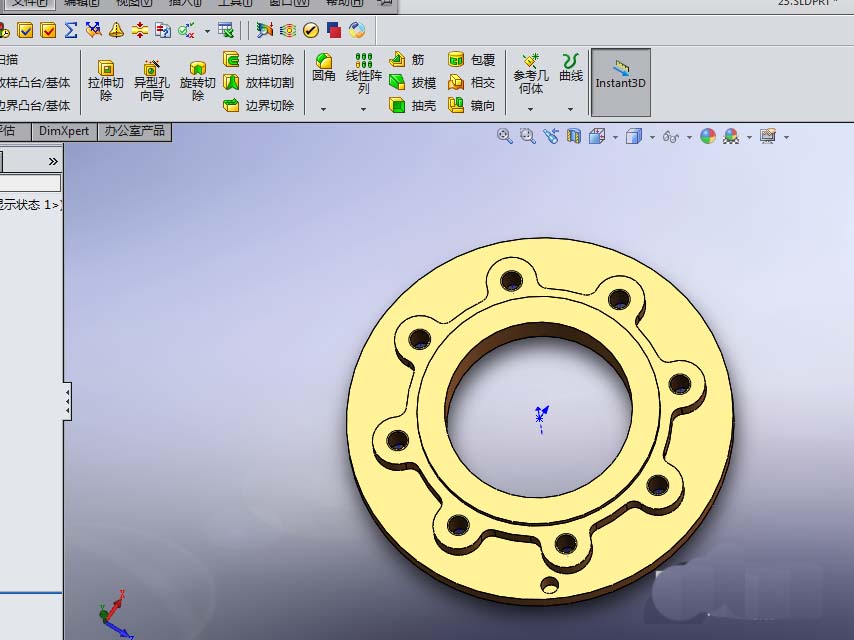 solidworks制作剖视图的详细操作